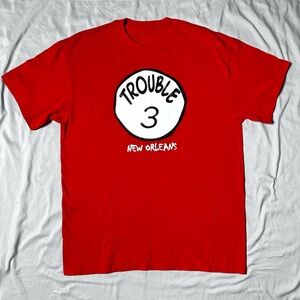 ‘Trouble 3’ New Orleans Red T-Shirt